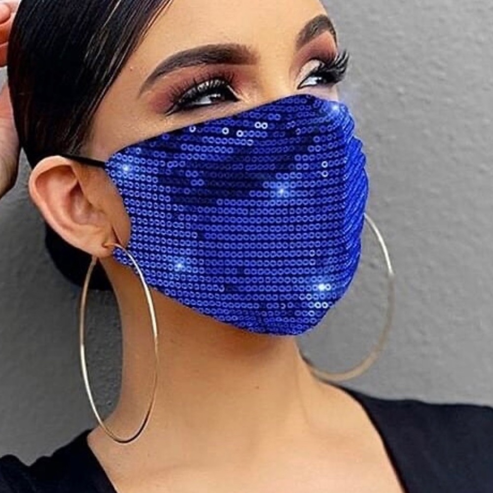 Fashion Trend Mask Sequins Unisex One Size